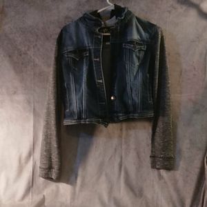 Junior's Wallflower large jean jacket